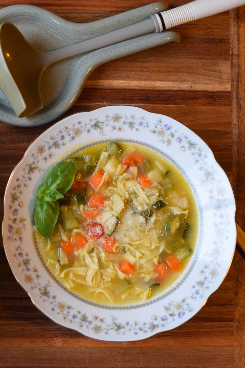 Minestrone with pasta