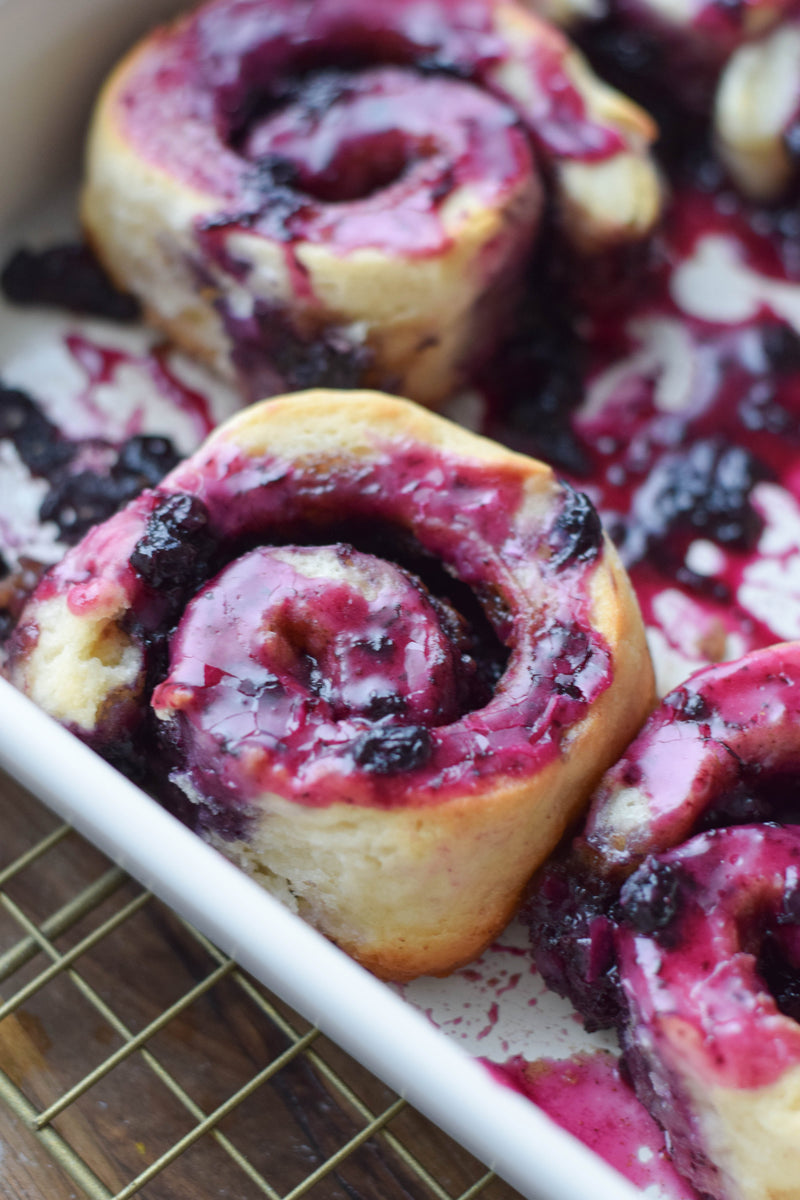 Lemon & Blueberry Rolls