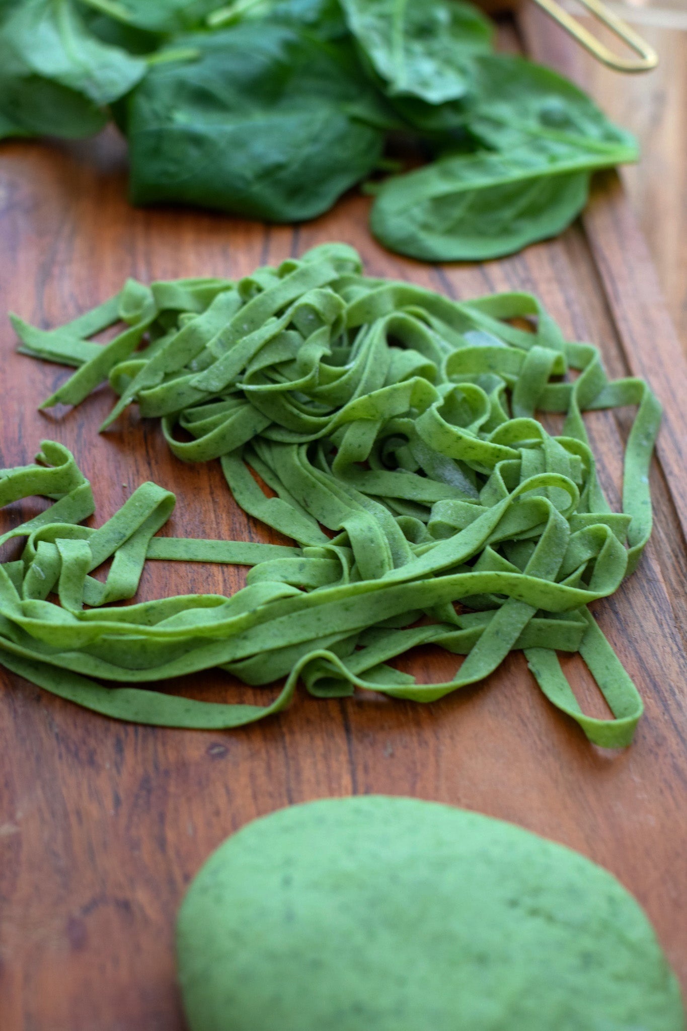 Spinach pasta