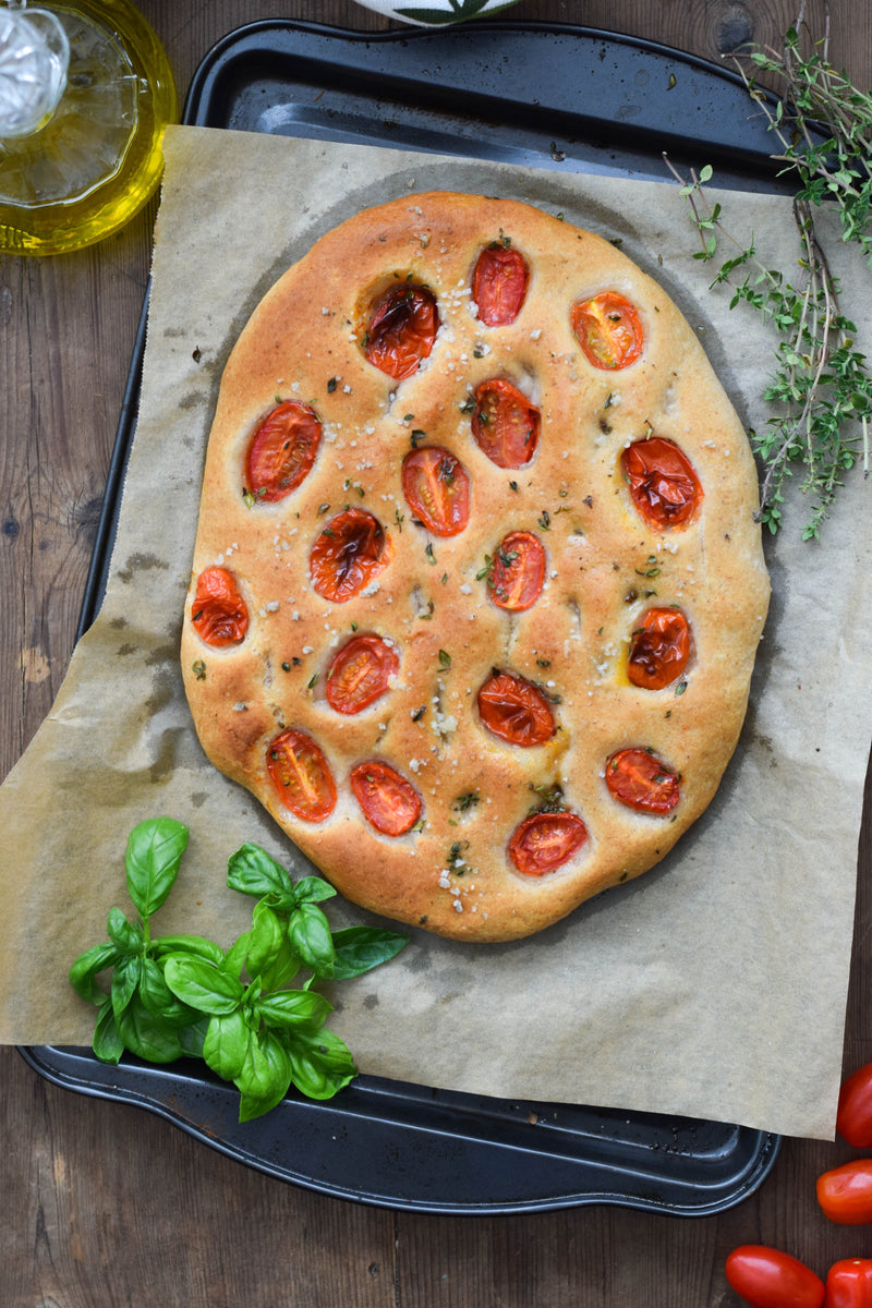 No-knead Focaccia