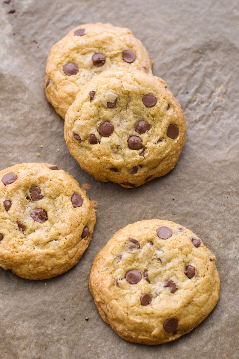 Plant-based chocolate chip cookies