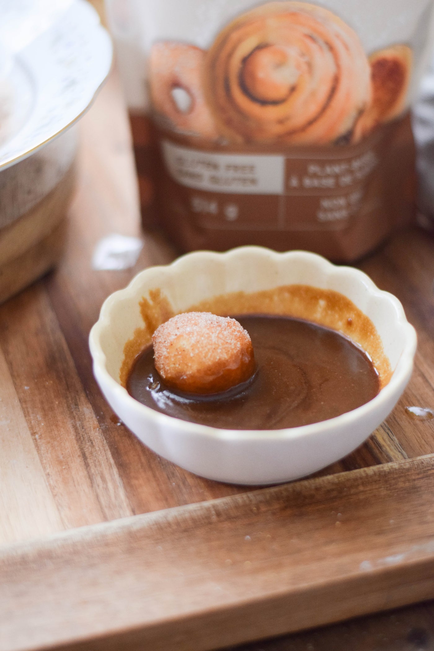 No rise fluffy donut bites