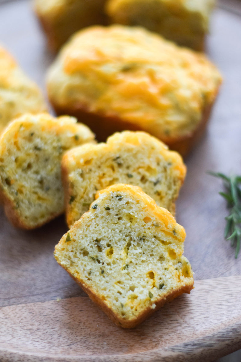 Cheese & herb quickbread