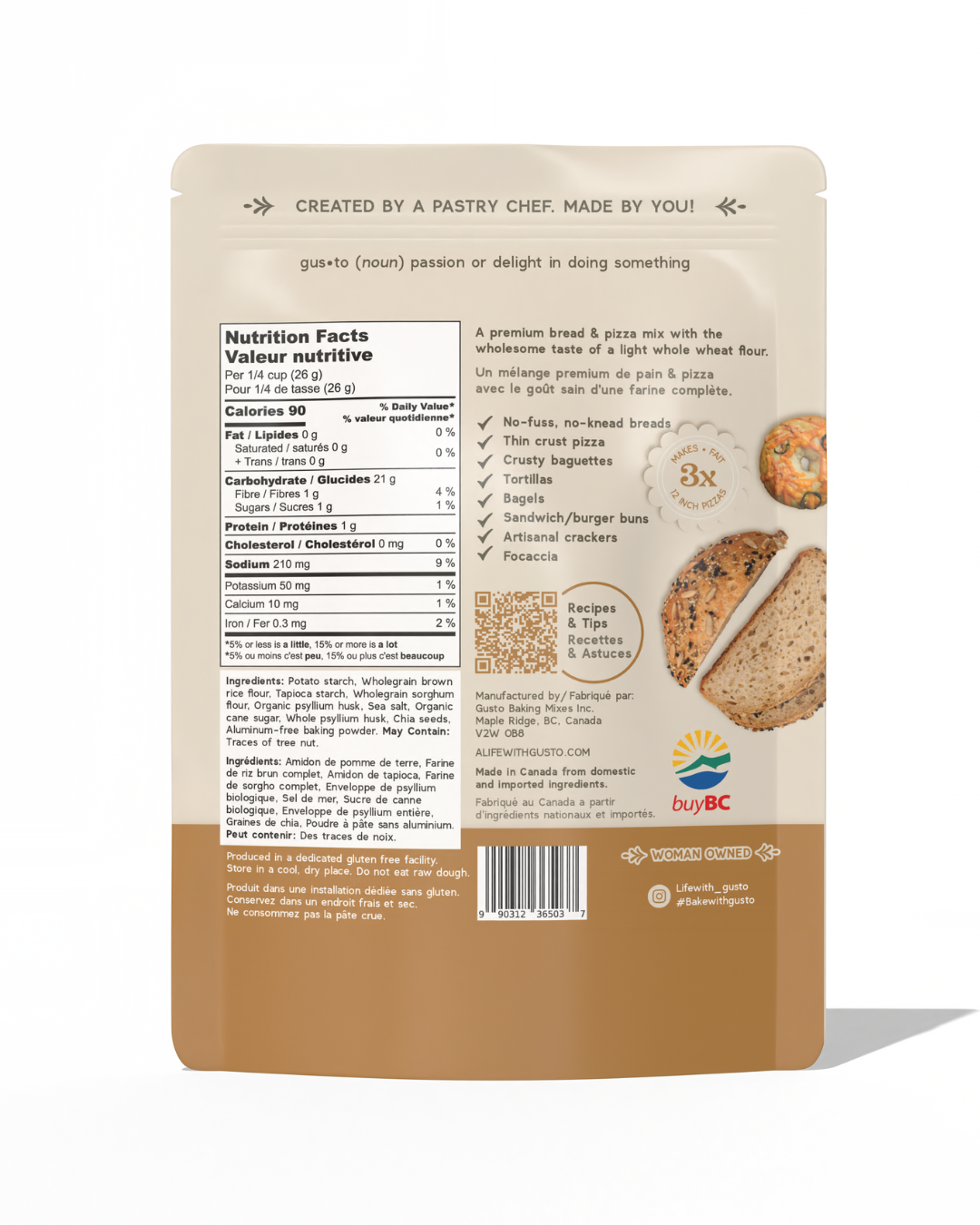 Artisan Bread & Pizza Mix (Single)